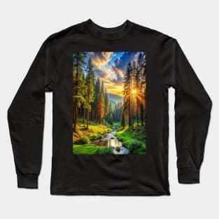 Go and Explore Nature Photography Long Sleeve T-Shirt